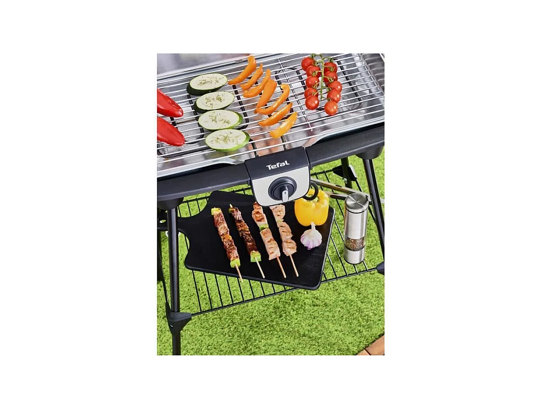 Barbecue électrique Tefal EasyGrill XXL sur pieds, Large surface, Thermostat réglable