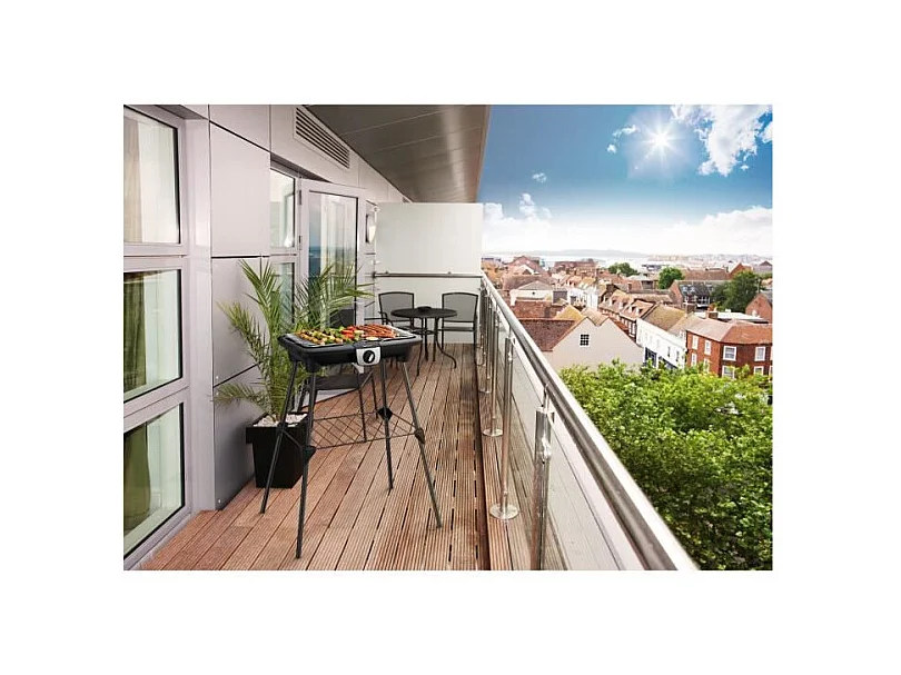 Barbecue électrique Tefal EasyGrill XXL sur pieds, Large surface, Thermostat réglable