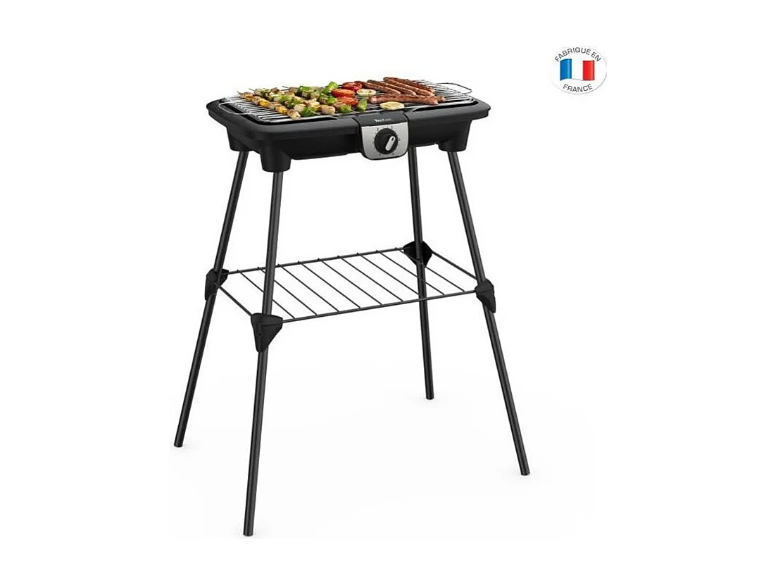Barbecue électrique Tefal EasyGrill XXL sur pieds, Large surface, Thermostat réglable