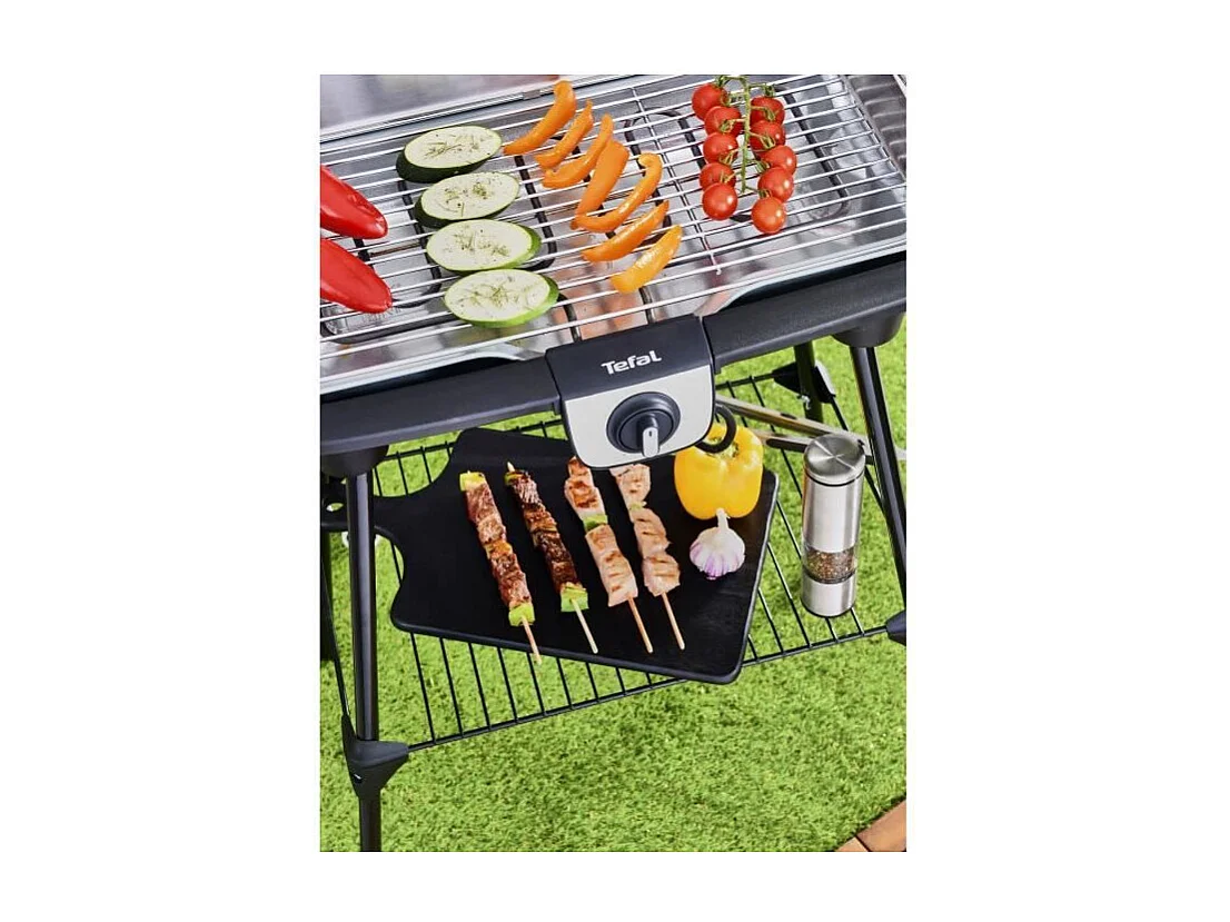 Barbecue électrique Tefal EasyGrill XXL sur pieds, Large surface, Thermostat réglable