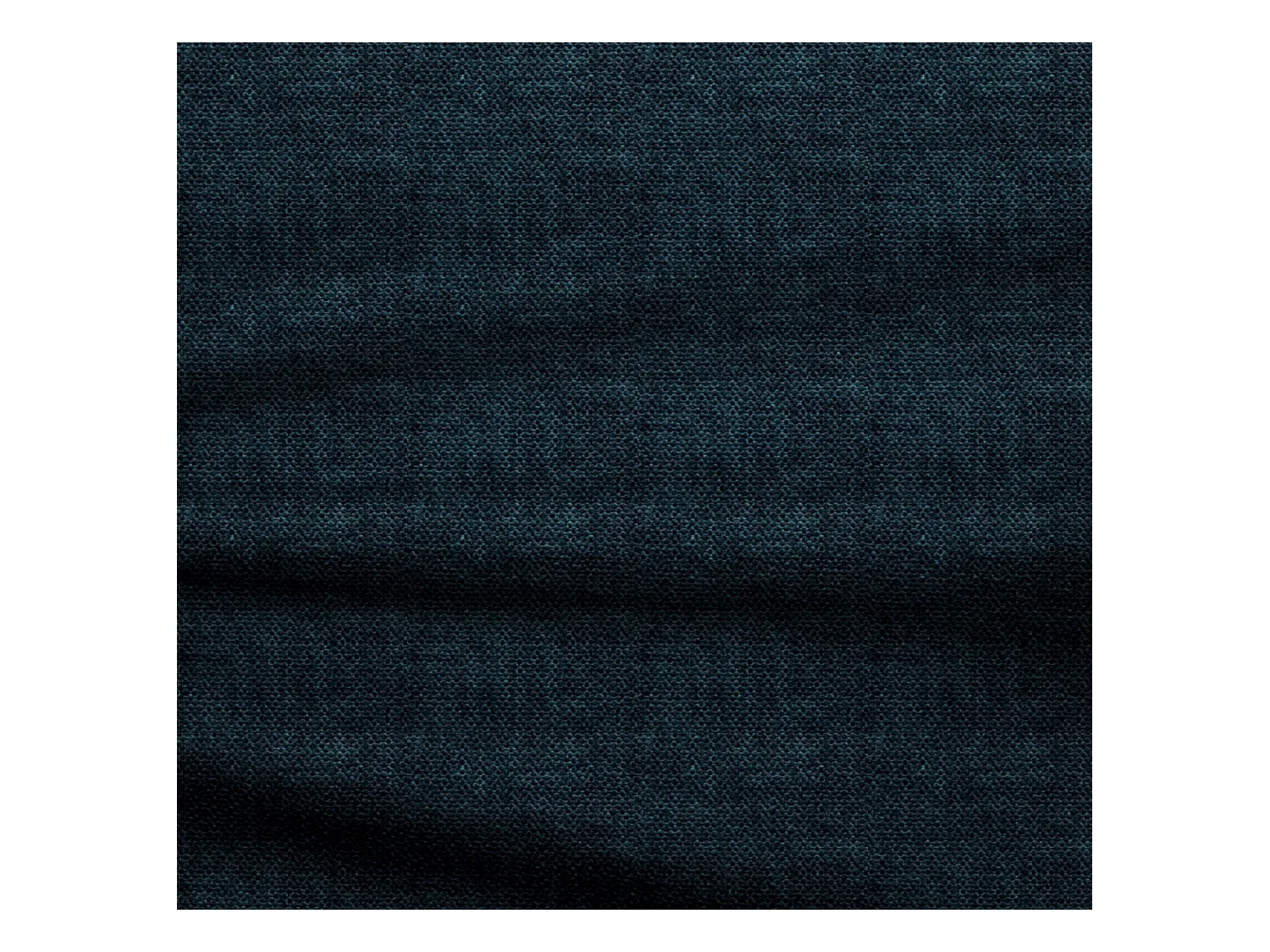 Canapé 4 places convertible coffre noyer velours bleu paon GABRIEL