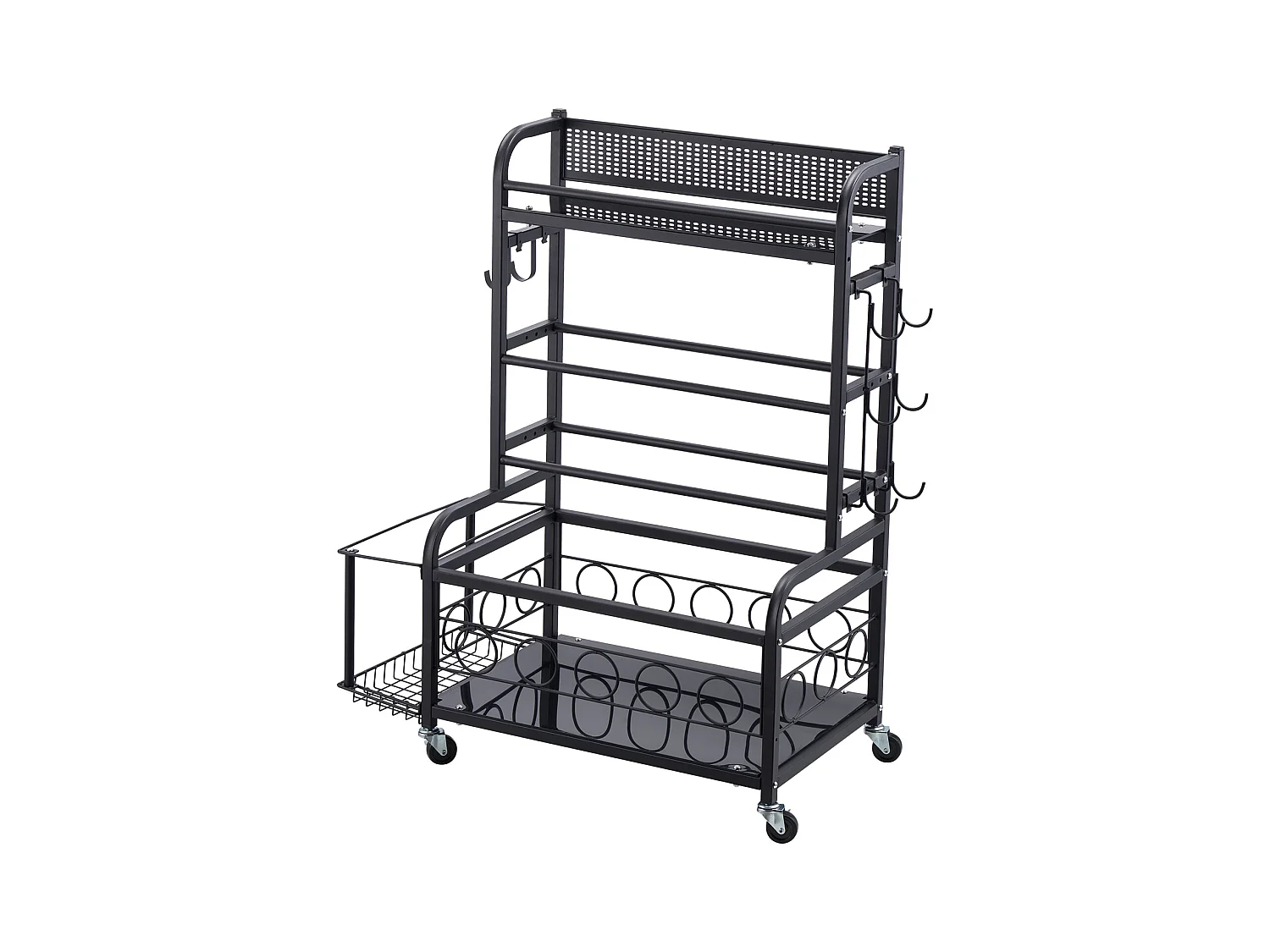 Organiseur de Salle SucceBuy de Sport, Rangement pour Tapis de Yoga et Support de Poids pour Haltères