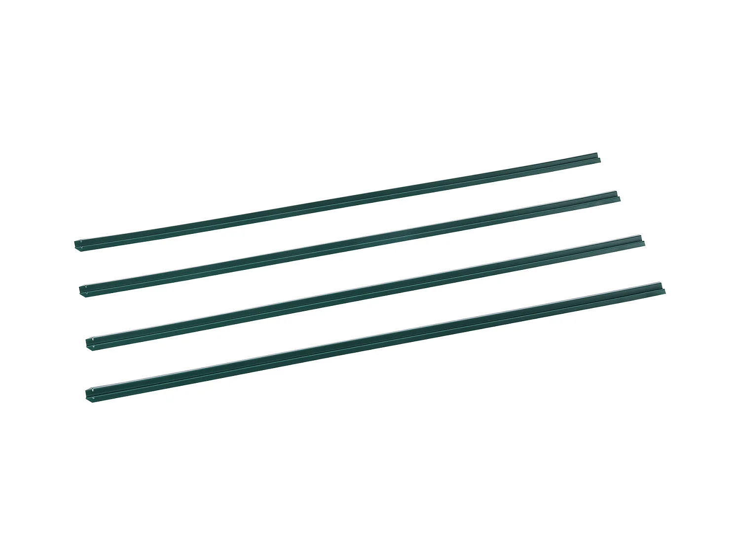 Clôture à Mailles SucceBuy Kit d'Intimité à Simple Paroi pour Clôture à Mailles Losangées de 1,2 m de Haut, Verrouillable par le Bas, Vertes