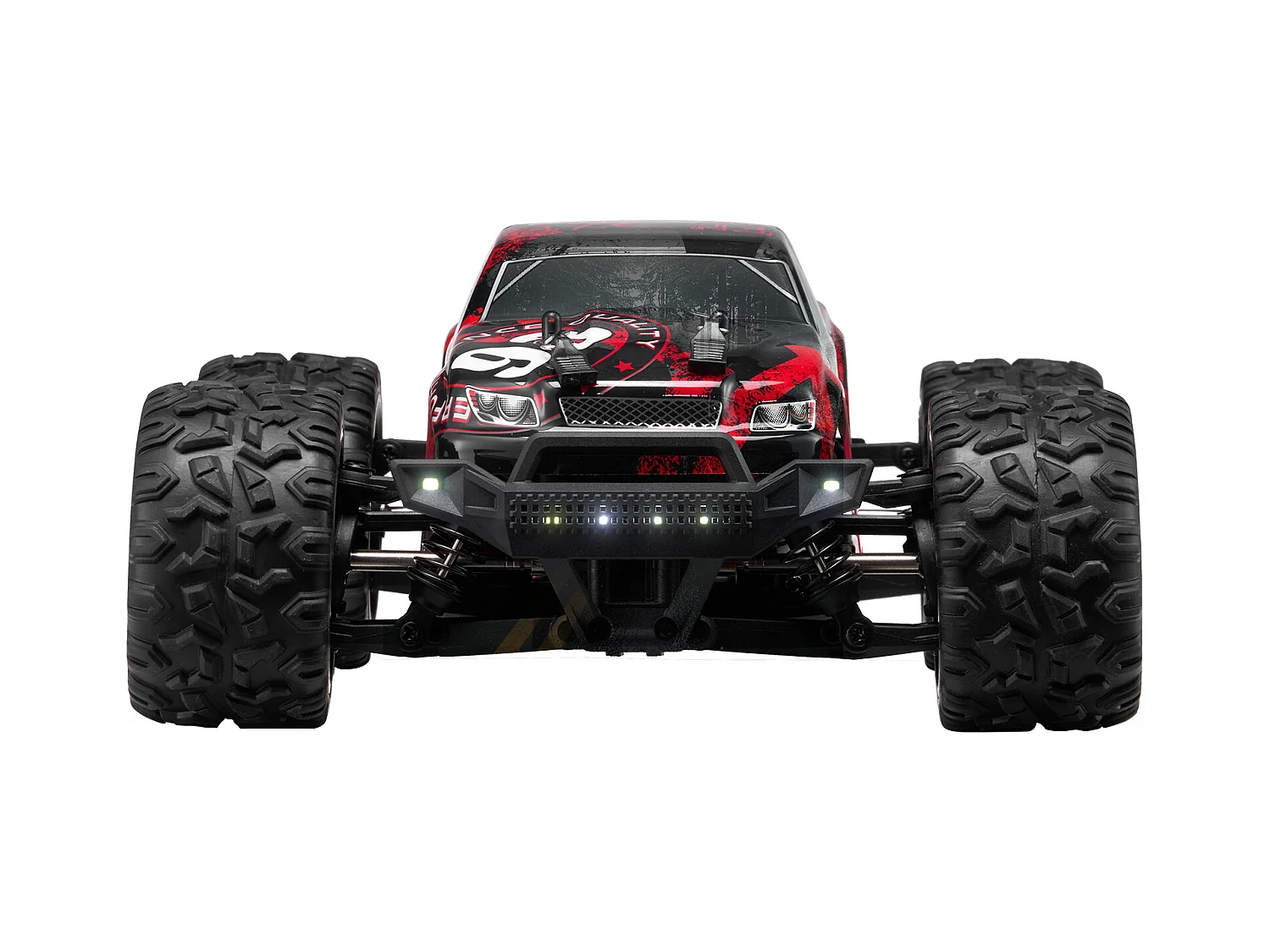 Voiture Electrique Enfants SucceBuy Voiture Télécommandée à l'Échelle 1:18 pour Enfants, Camion Tout-Terrain 4 Roues Motrices, Tout-Terrain