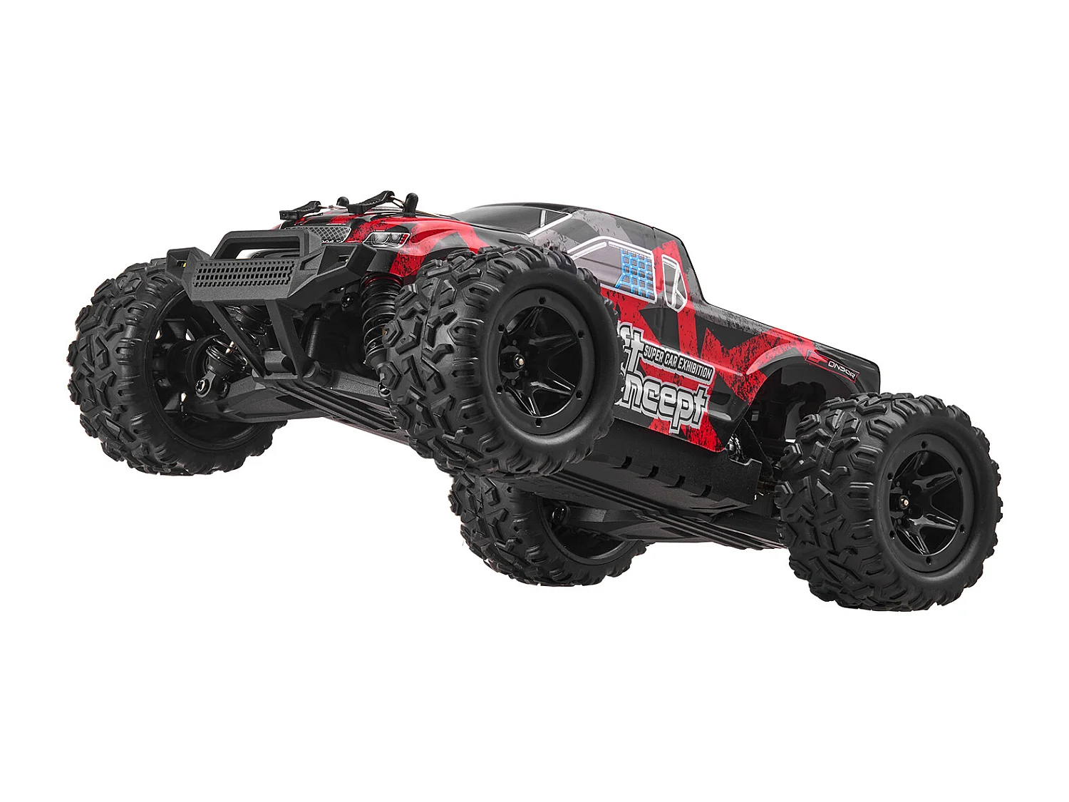 Samochód Elektryczny dla Dzieci SucceBuy 1:18 Skala RC Samochód dla Dzieci, 4WD Terenowy Samochód, Terenowy