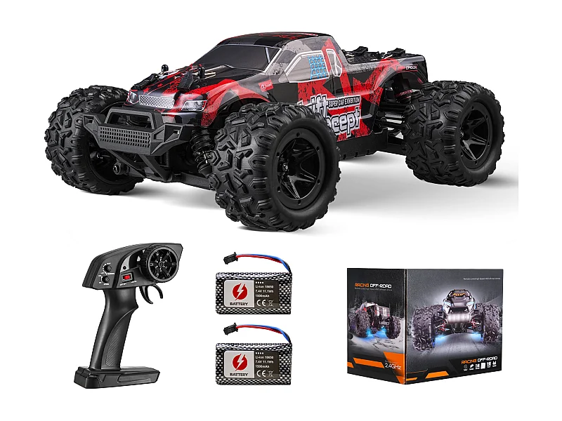 Samochód Elektryczny dla Dzieci SucceBuy 1:18 Skala RC Samochód dla Dzieci, 4WD Terenowy Samochód, Terenowy