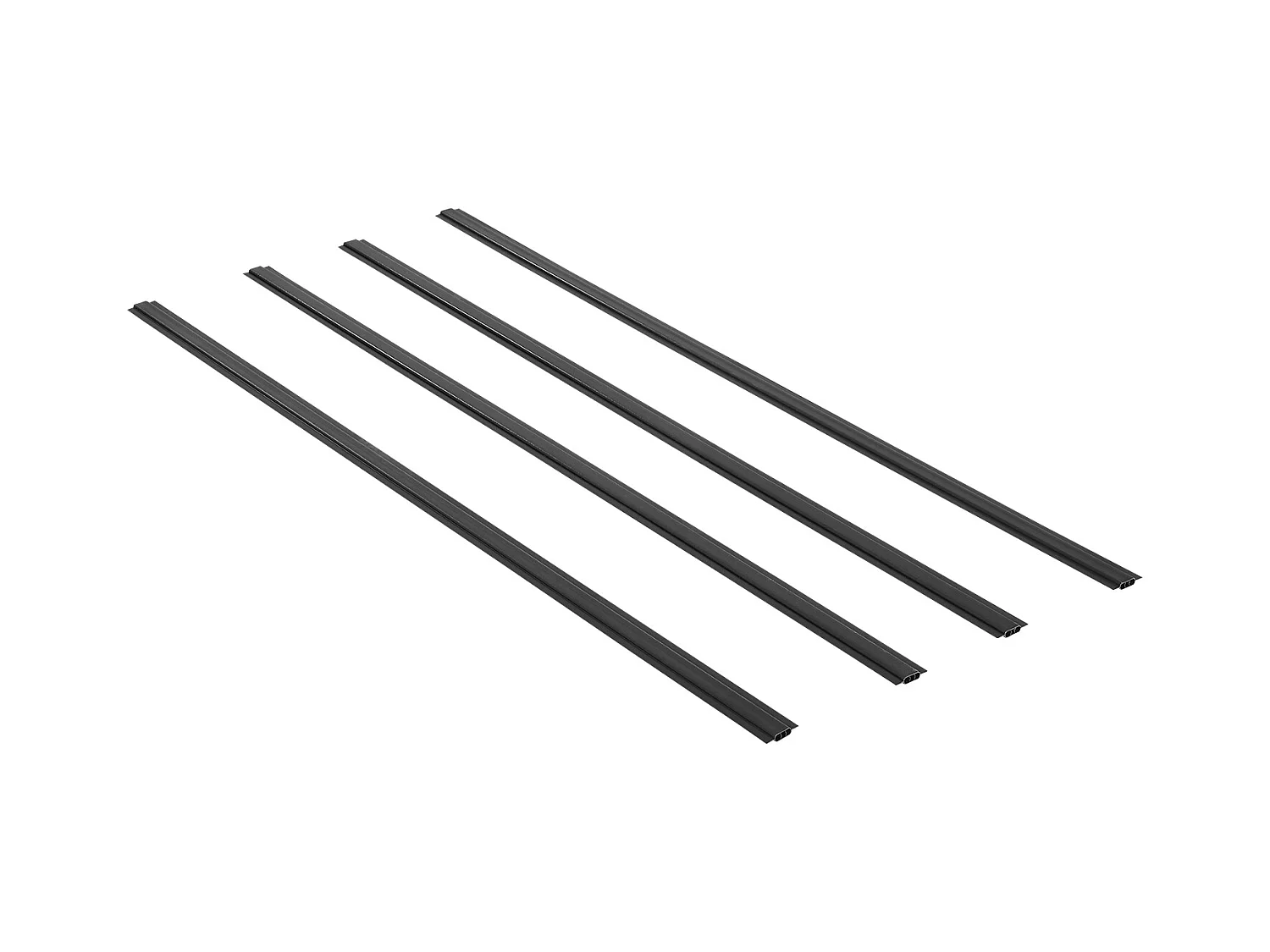 Clôture à Mailles SucceBuy Kit d'Intimité à Double Paroi avec Ailettes pour Clôture à Mailles Losangées de 1,8 m de Haut, Noires