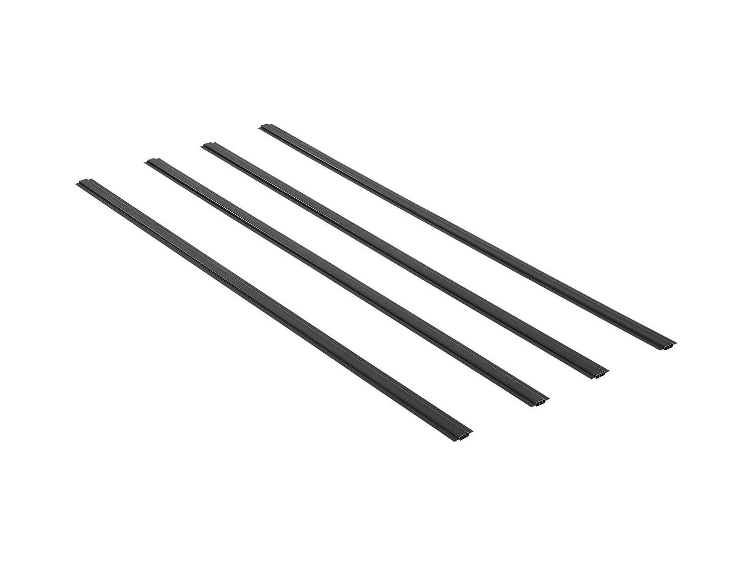 Clôture à Mailles SucceBuy Kit d'Intimité à Double Paroi avec Ailettes pour Clôture à Mailles Losangées de 2,4 m de Haut, Noires