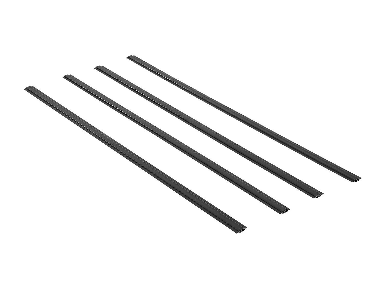 Clôture à Mailles SucceBuy Kit d'Intimité à Double Paroi avec Ailettes pour Clôture à Mailles Losangées de 2,4 m de Haut, Noires