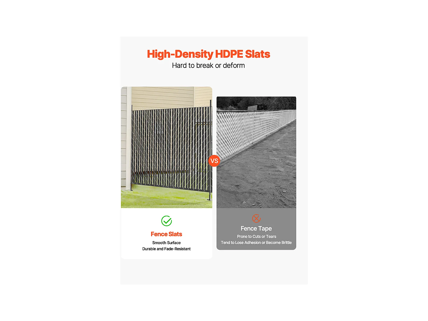 Clôture à Mailles SucceBuy Kit d'Intimité à Simple Paroi pour Clôture à Mailles Losangées de 1,80 m de Haut, Verrou Inférieur, Noir