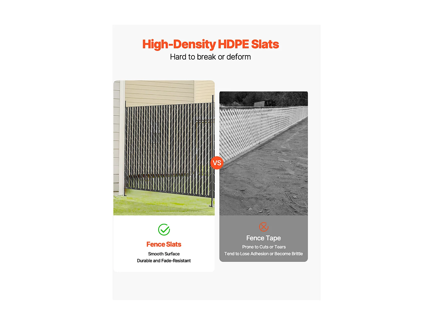 Clôture à Mailles SucceBuy Kit d'Intimité à Simple Paroi pour Clôture à Mailles Losangées de 1,80 m de Haut, Verrou Inférieur, Noir