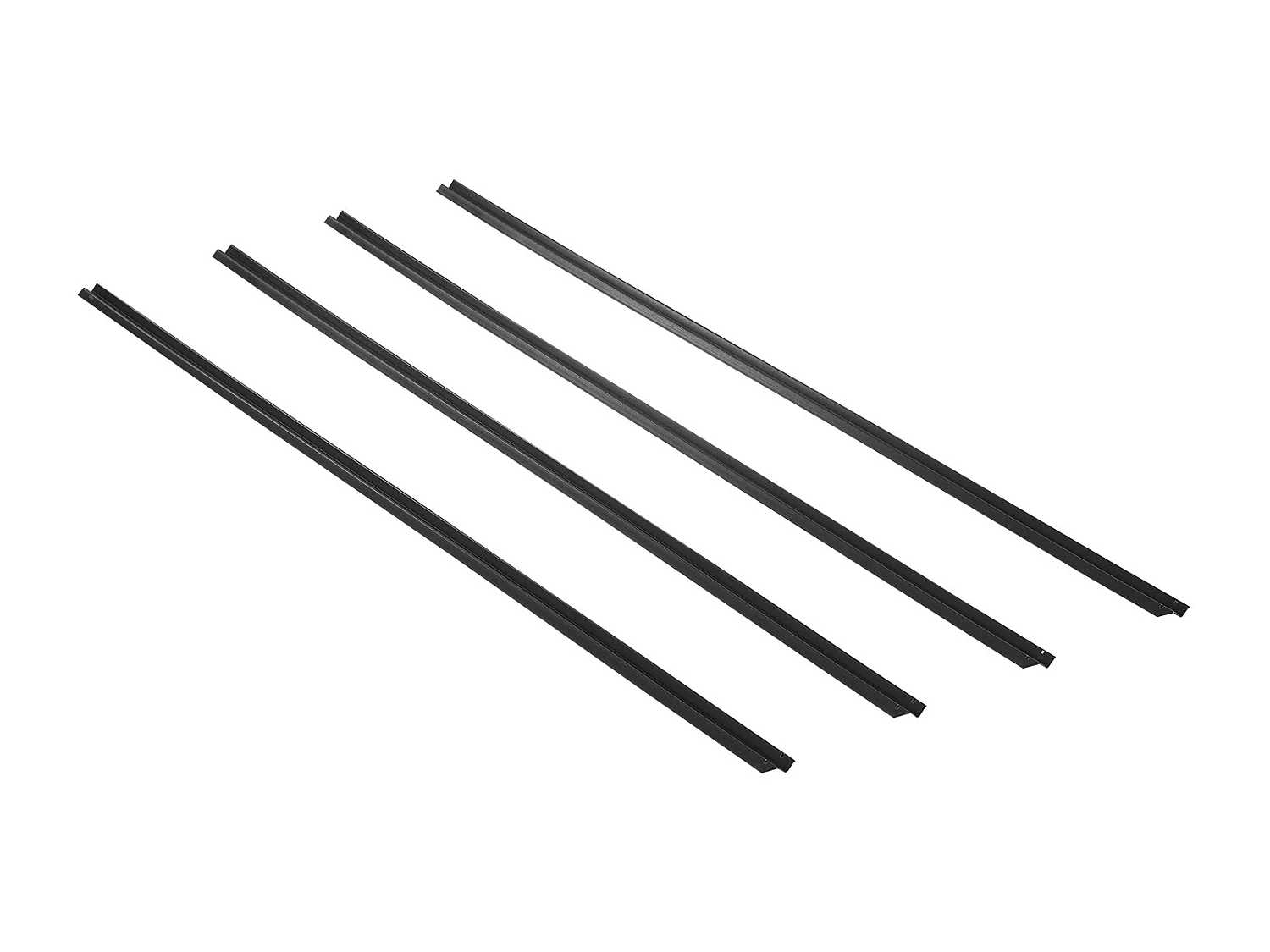 Clôture à Mailles SucceBuy Kit d'Intimité à Simple Paroi pour Clôture à Mailles Losangées de 1,80 m de Haut, Verrou Inférieur, Noir