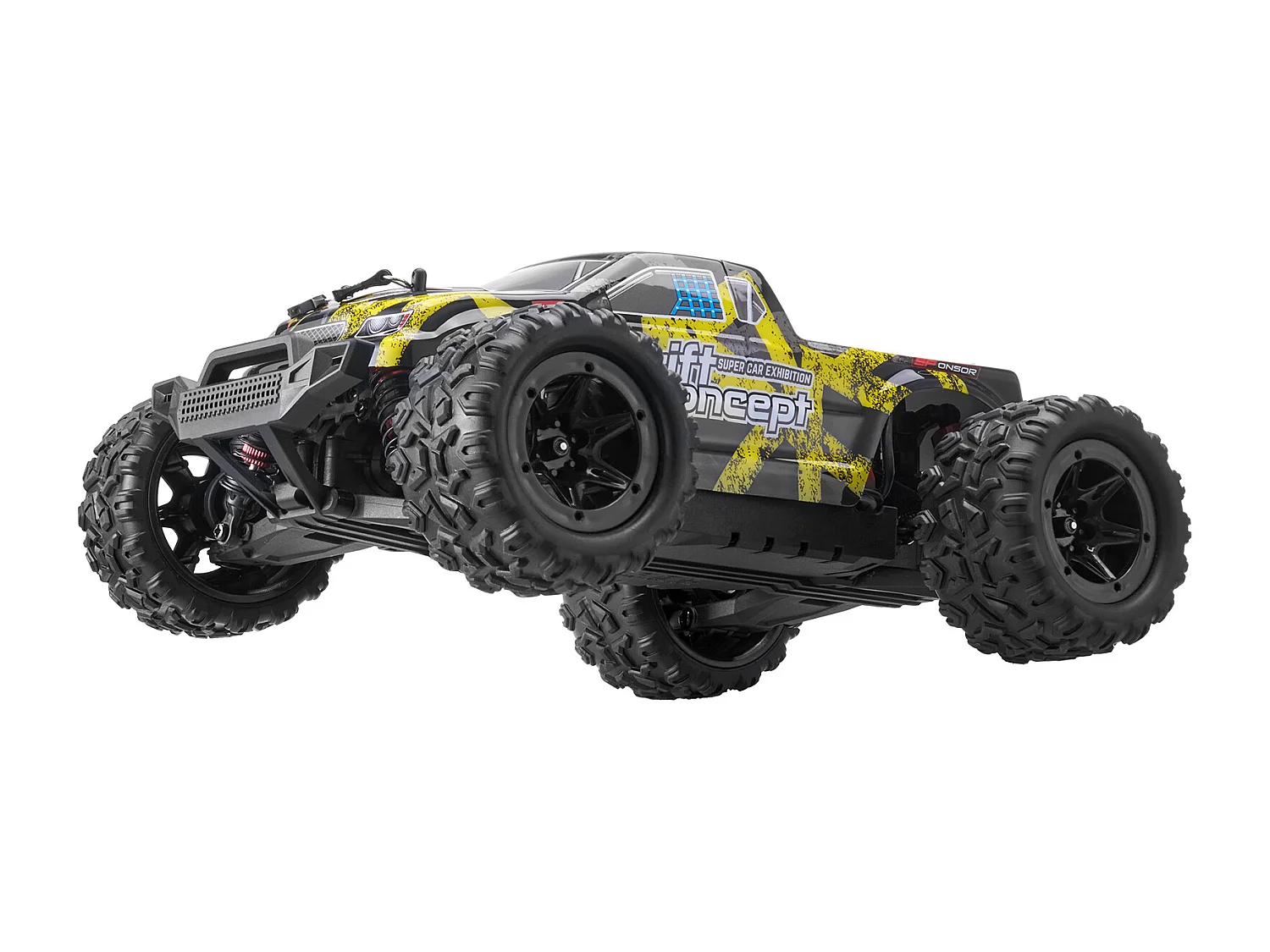 Elektrische Kinderauto SucceBuy 1:18 Schaal Afstandsbediening Auto, Verstelbare Snelheid, 4WD Off-Road Truck, Hoge Snelheid 45 km/u, met 45° Wheelie