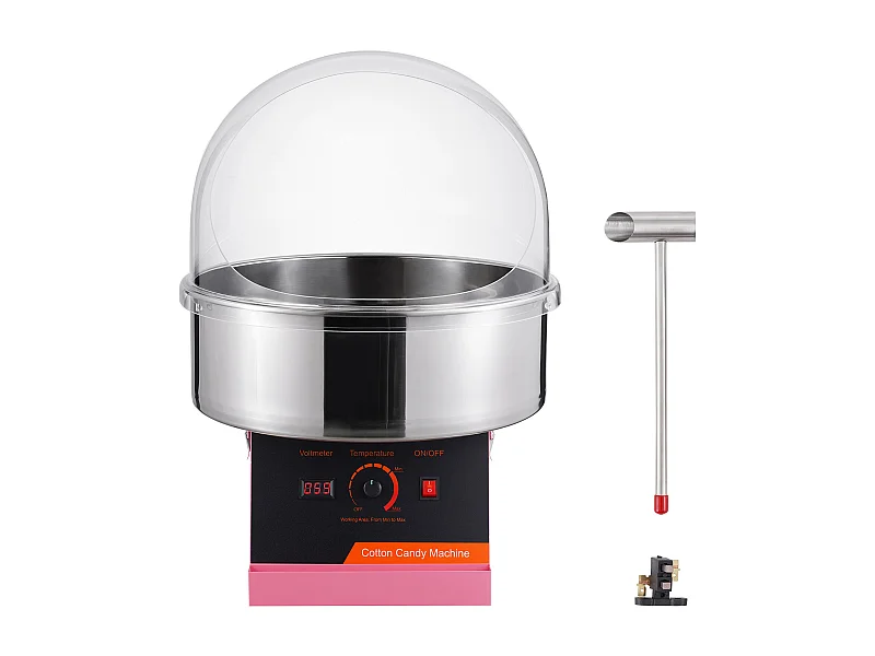 Kommerzielle Zuckerwattemaschine SucceBuy, Zuckerwattemaschine 1000 W,für Zuhause, Kindergeburtstag, Familienfeier, Pink