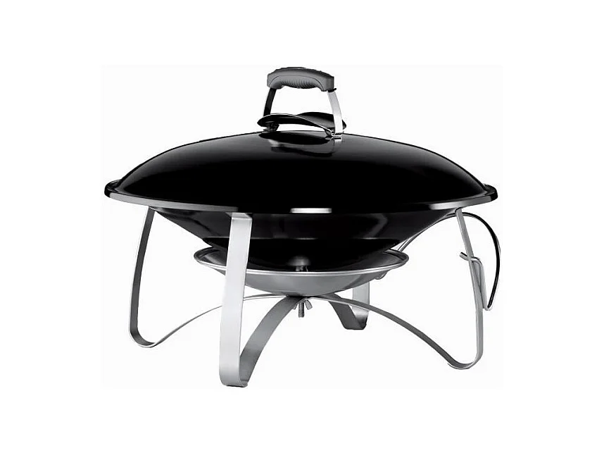 Cheminée mobile de jardin en acier émaillé noir