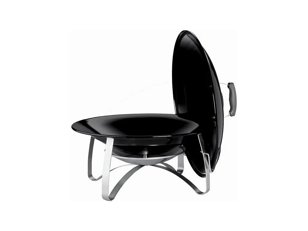 Cheminée mobile de jardin en acier émaillé noir