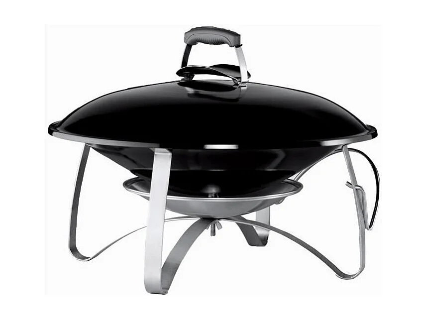 Cheminée mobile de jardin en acier émaillé noir