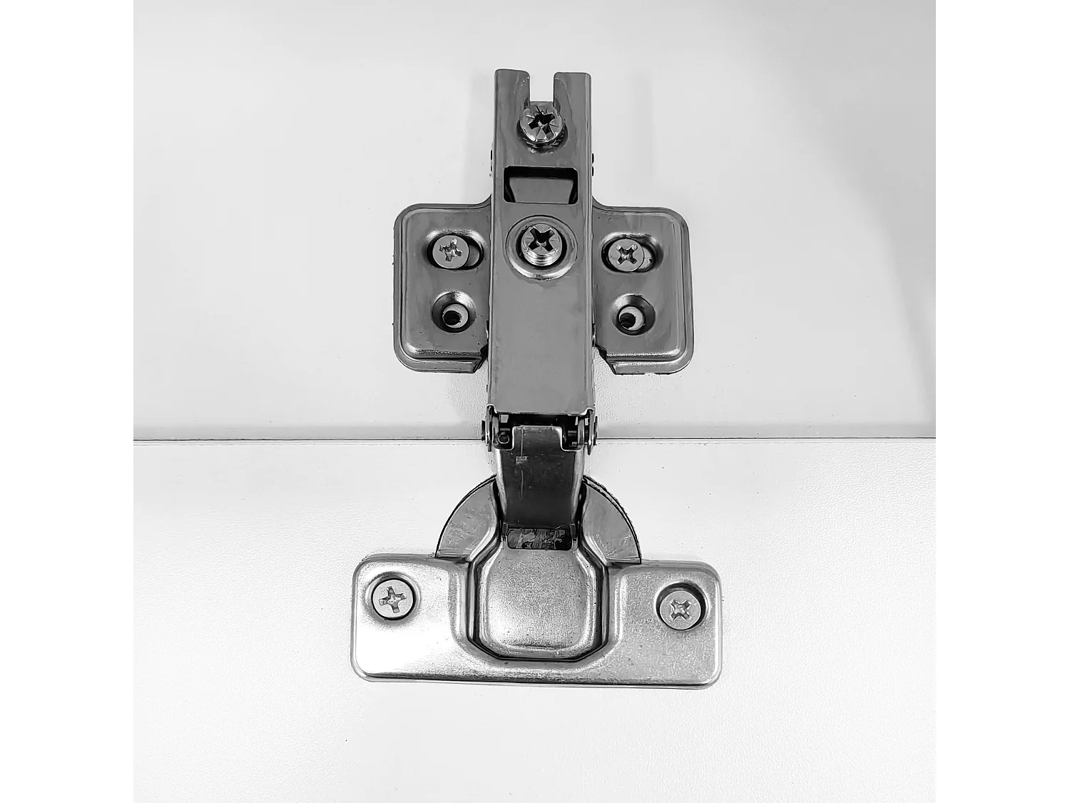 Mesa de centro blanca 100 cm - Mesa de centro con iluminación LED y separadores de espacio - espacio abierto - para sala de estar