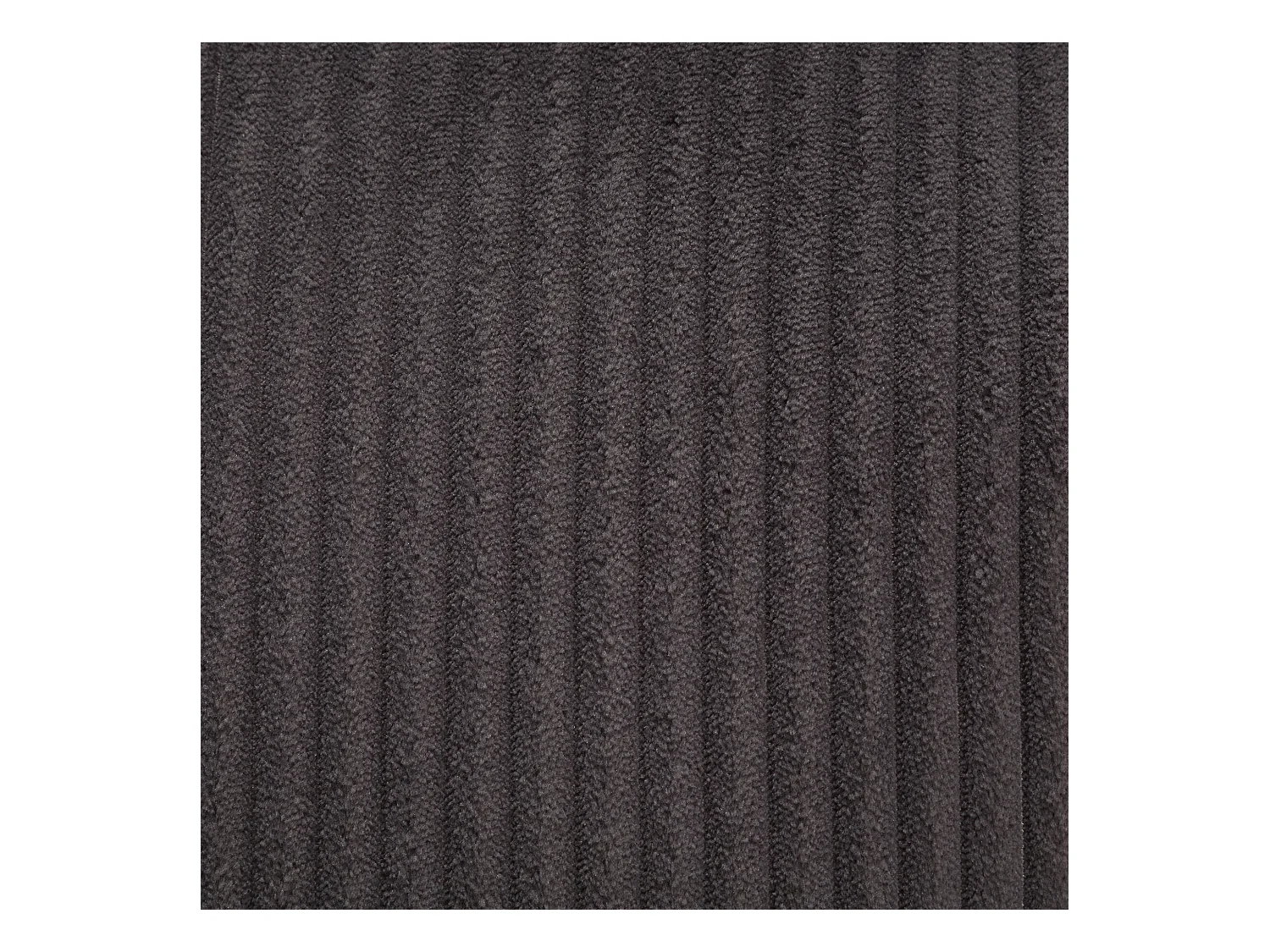 Canapé d'angle droit - Canapé avec coussins et assise coffre - poches latérales de rangement - gris foncé