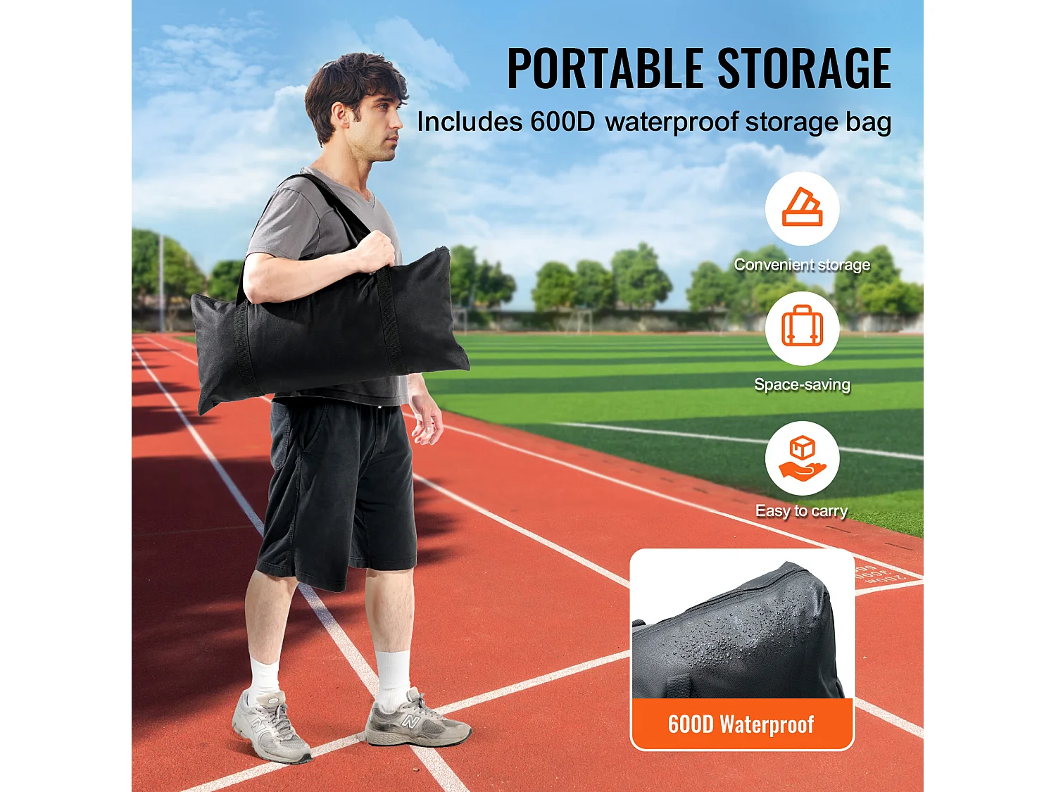 Filet de Baseball SucceBuy, 210 x 120cm, Filet de Frappeur Portable avec Sac de Transport et Piquets de Sol, Protection de Lancer pour Cage de Frappeur