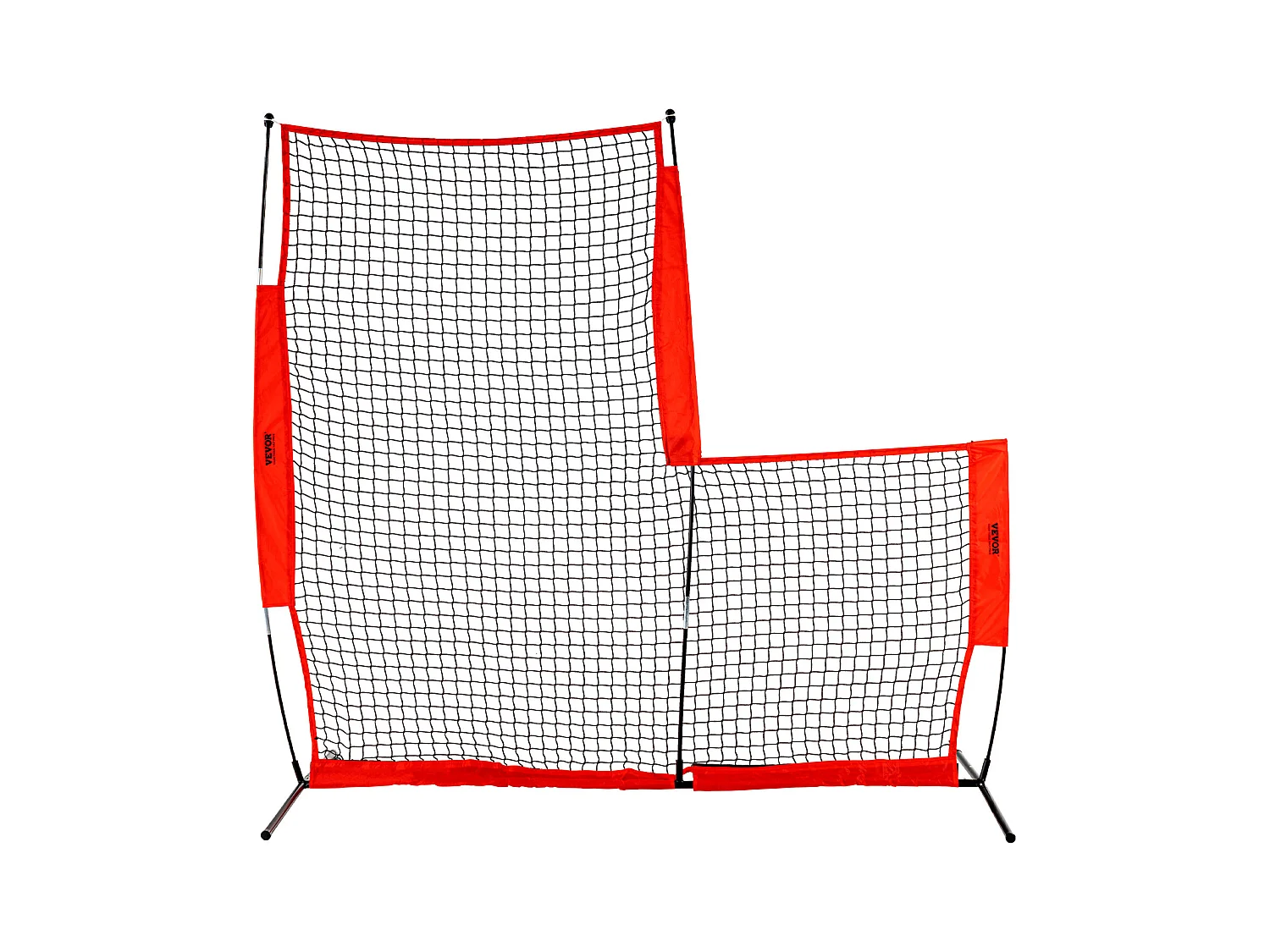 Filet de Baseball SucceBuy en Forme de L de 210 x 210cm pour Cage de Frappeurs, Écran de Softball