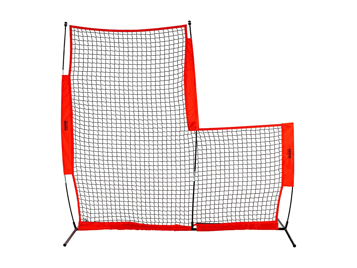 Filet de Baseball SucceBuy en Forme de L de 210 x 210cm pour Cage de Frappeurs, Écran de Softball