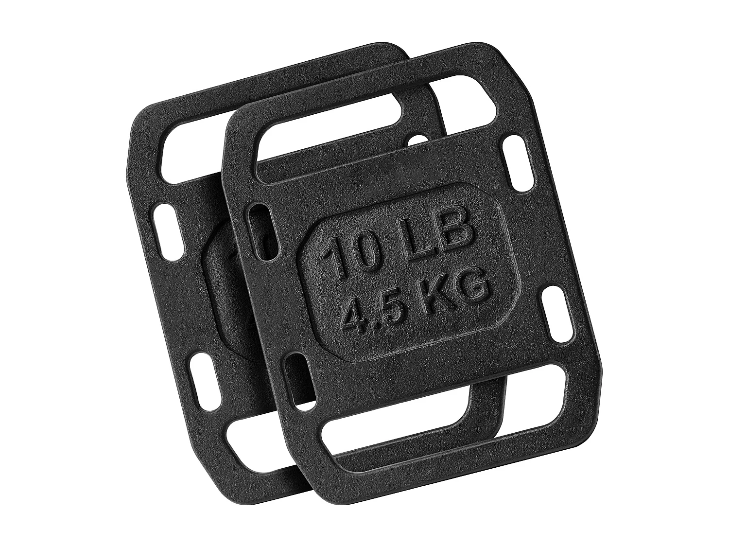 Gietijzeren Gewichtsplaat SucceBuy voor Rugzak, Paar Gewichtsplaten van 4.5kg met Handgreep voor Rugzak