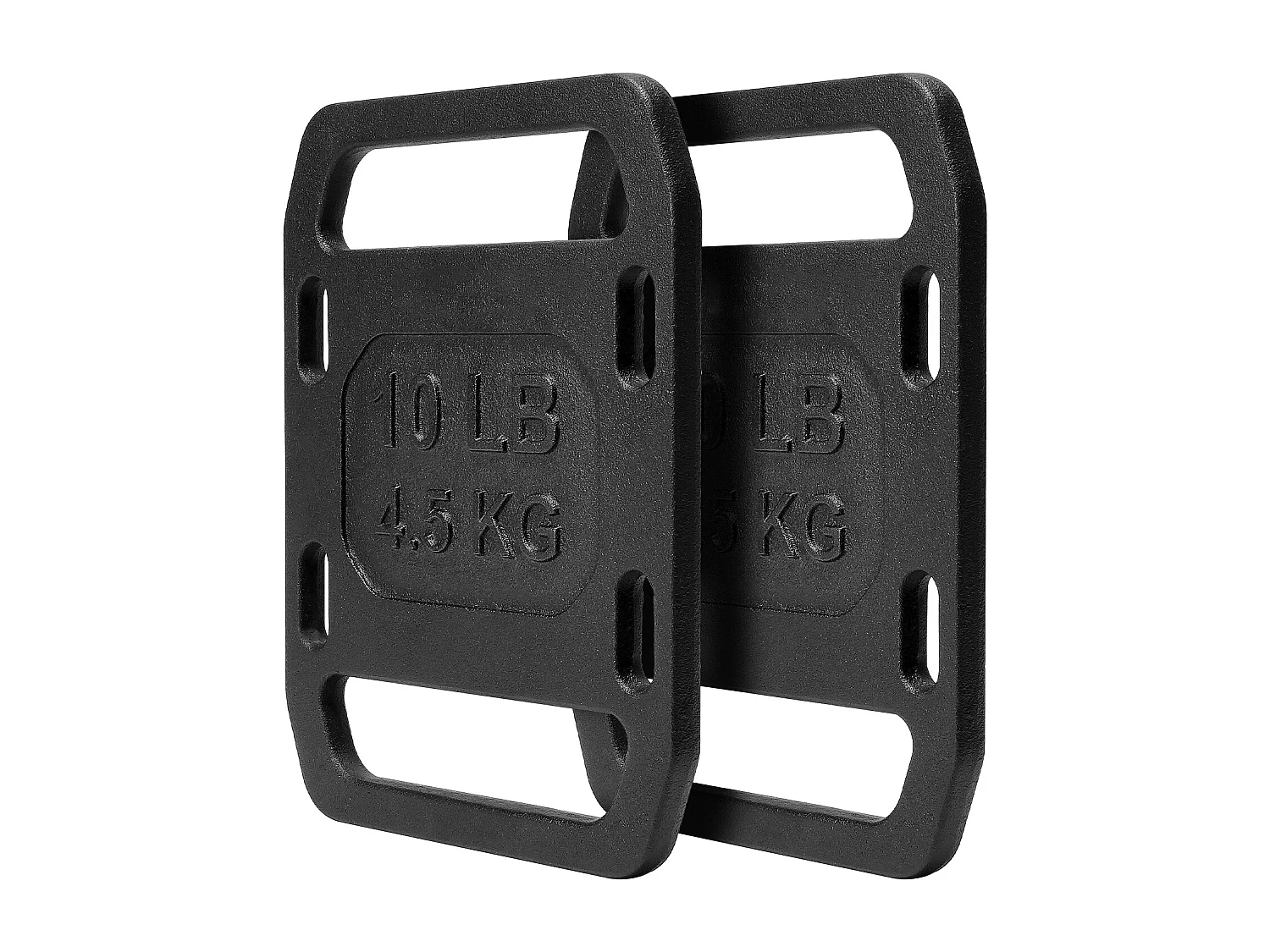 Gietijzeren Gewichtsplaat SucceBuy voor Rugzak, Paar Gewichtsplaten van 4.5kg met Handgreep voor Rugzak