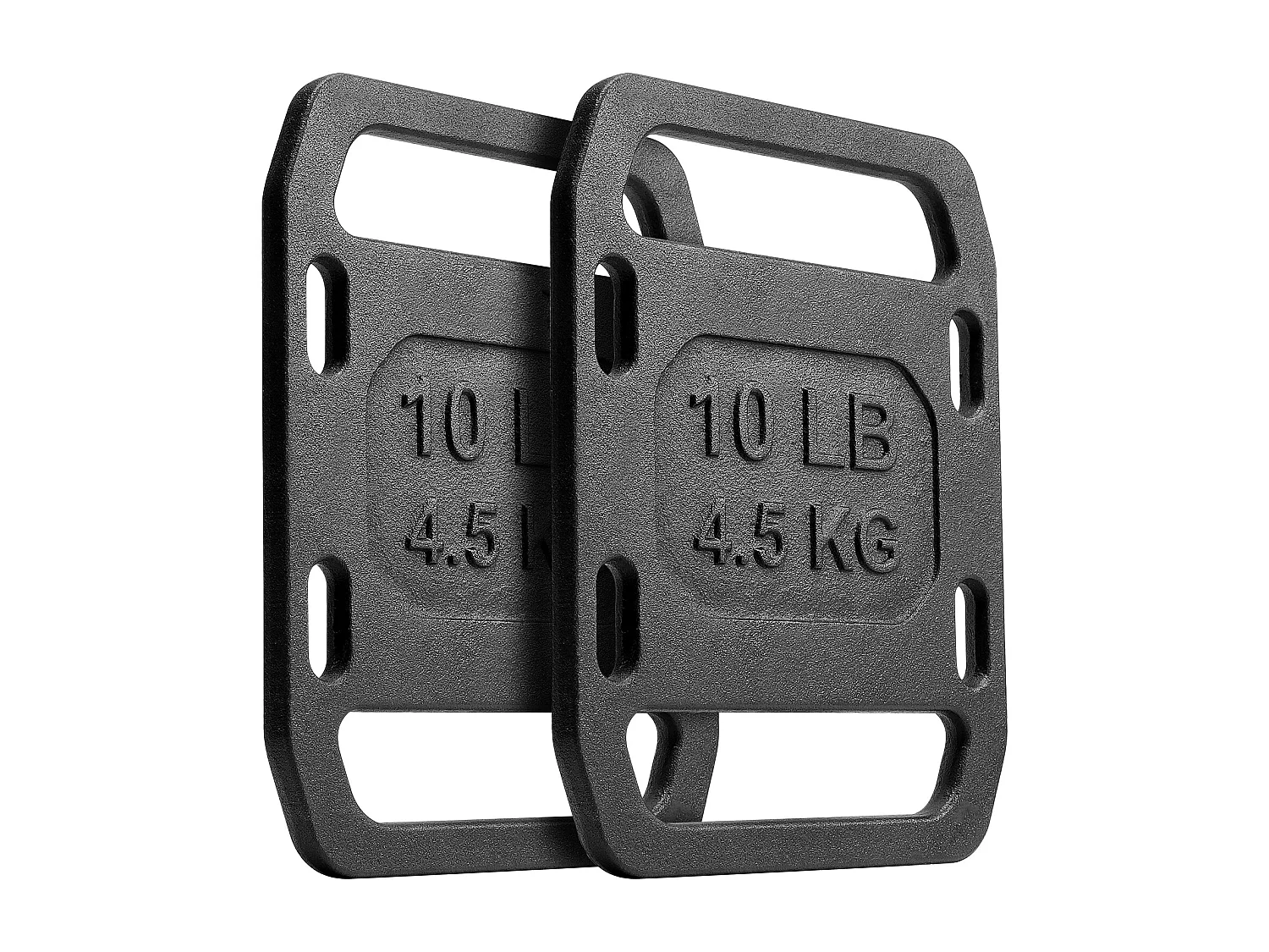 Gietijzeren Gewichtsplaat SucceBuy voor Rugzak, Paar Gewichtsplaten van 4.5kg met Handgreep voor Rugzak