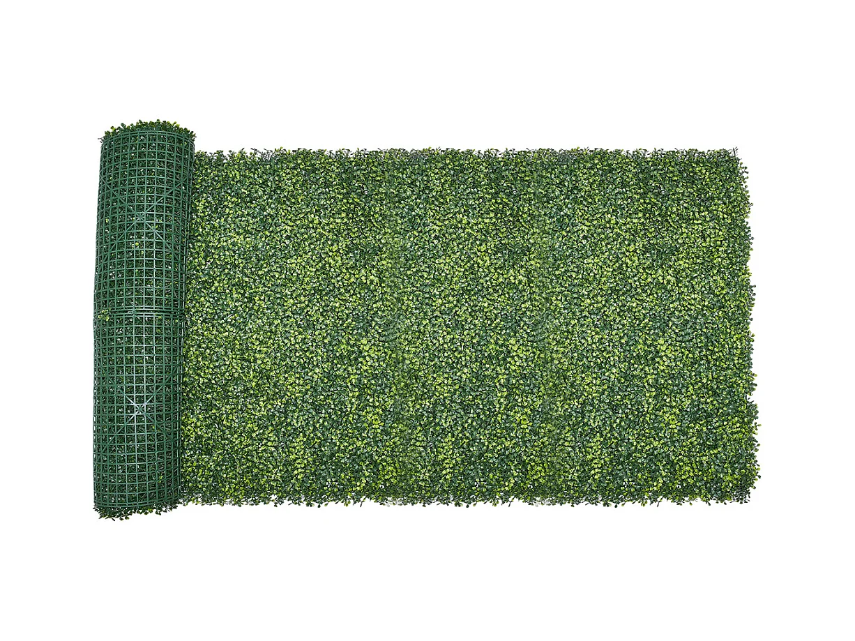 Panneaux Artificiels, SucceBuy Panneau Mural en Gazon Artificiel 300 × 150 cm, Milan Greenery pour plus d'Intimité et de Décoration