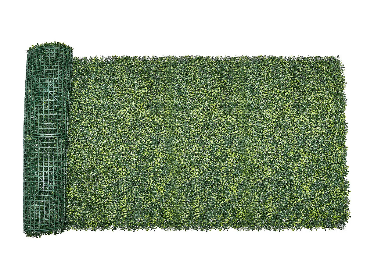 Panneaux Artificiels, SucceBuy Panneau Mural en Gazon Artificiel 300 × 150 cm, Milan Greenery pour plus d'Intimité et de Décoration