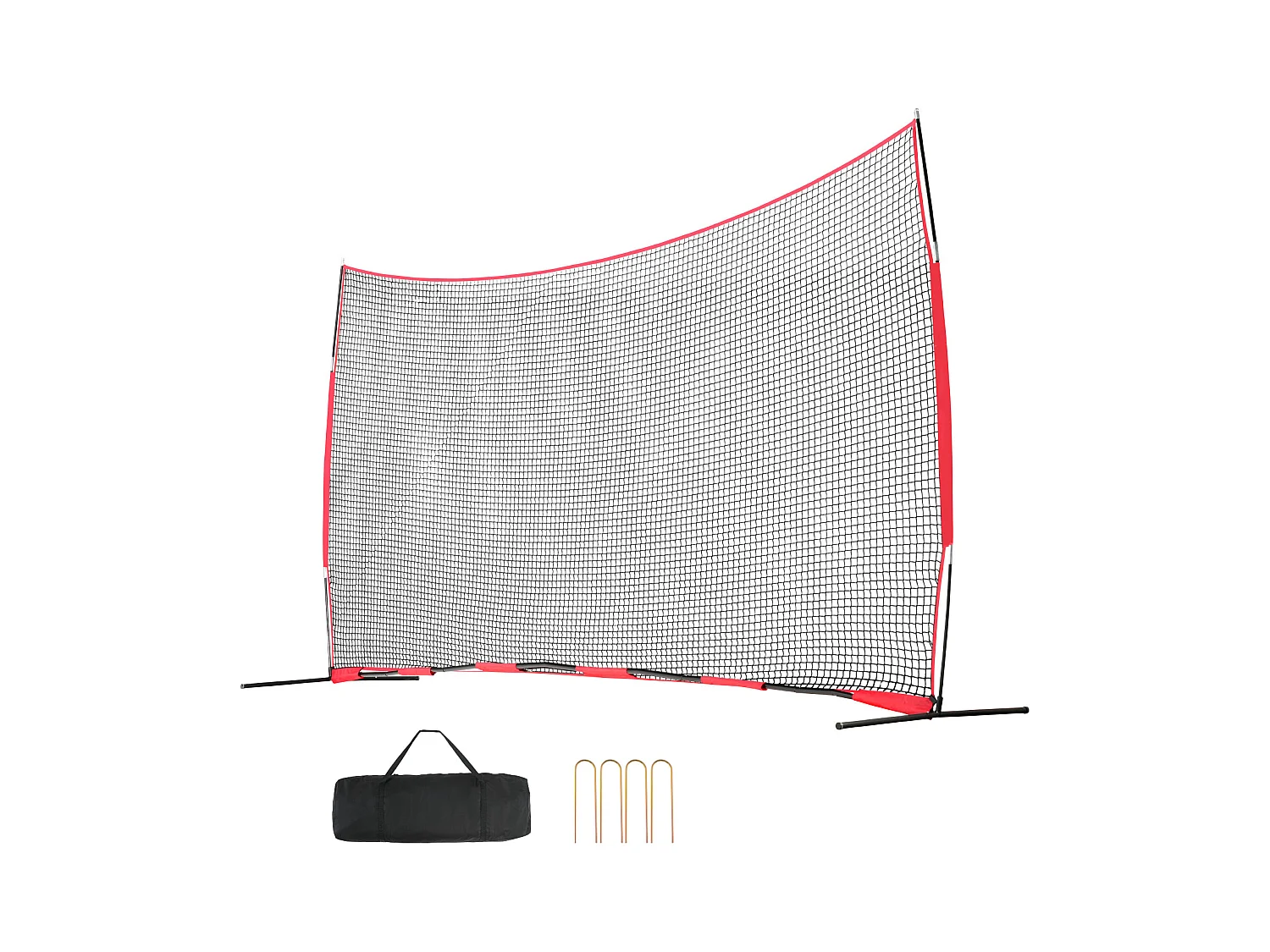 Filet de Protection SucceBuy, 51 x 25cm, Filet de Protection pour le Sport, Équipement d'Entraînement Portable avec Sac de Transport, Écran de Protection