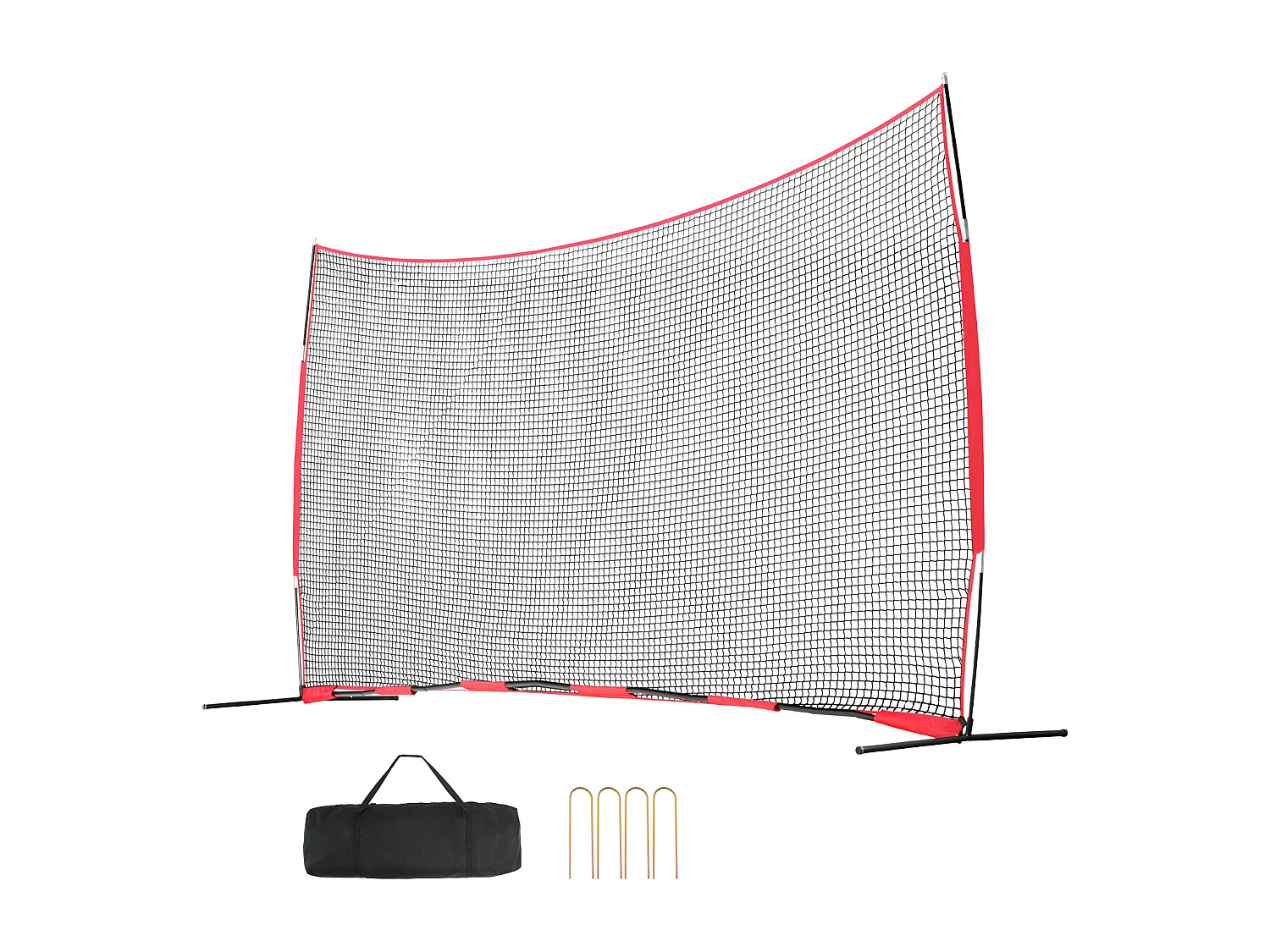 Filet de Protection SucceBuy, 51 x 25cm, Filet de Protection pour le Sport, Équipement d'Entraînement Portable avec Sac de Transport, Écran de Protection