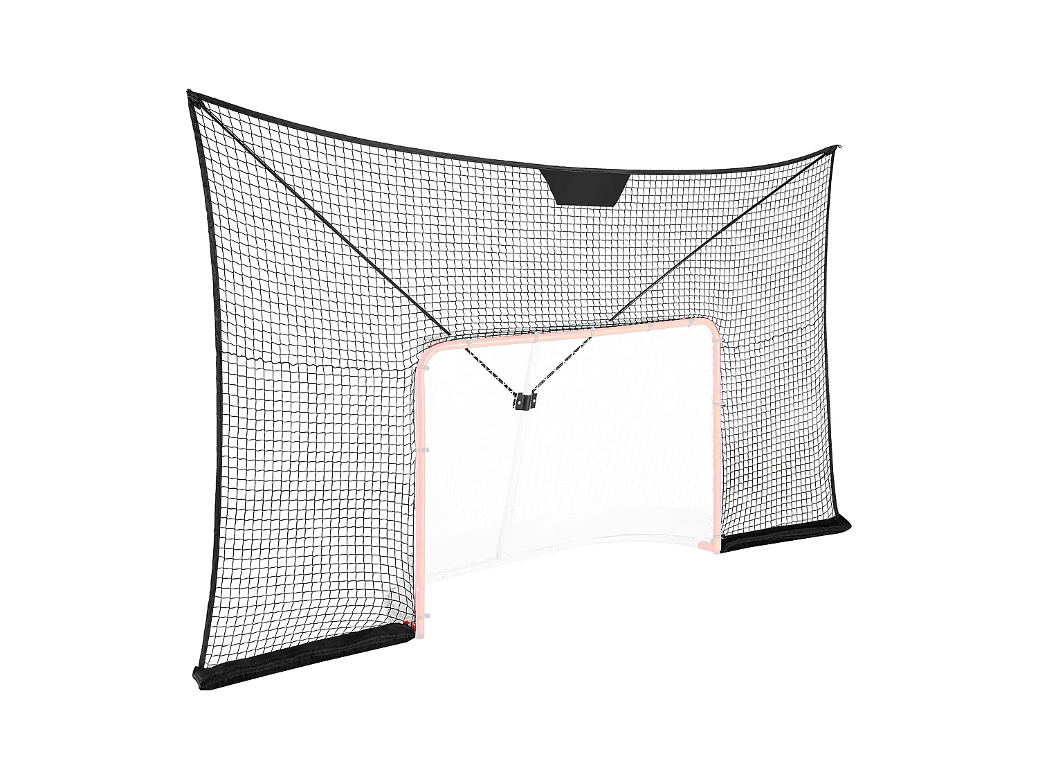 Red de Parada SucceBuy de Portería de Hockey Red de Objetivo de Deporte de Hockey Callejero al Aire Libre 30 x 18cm