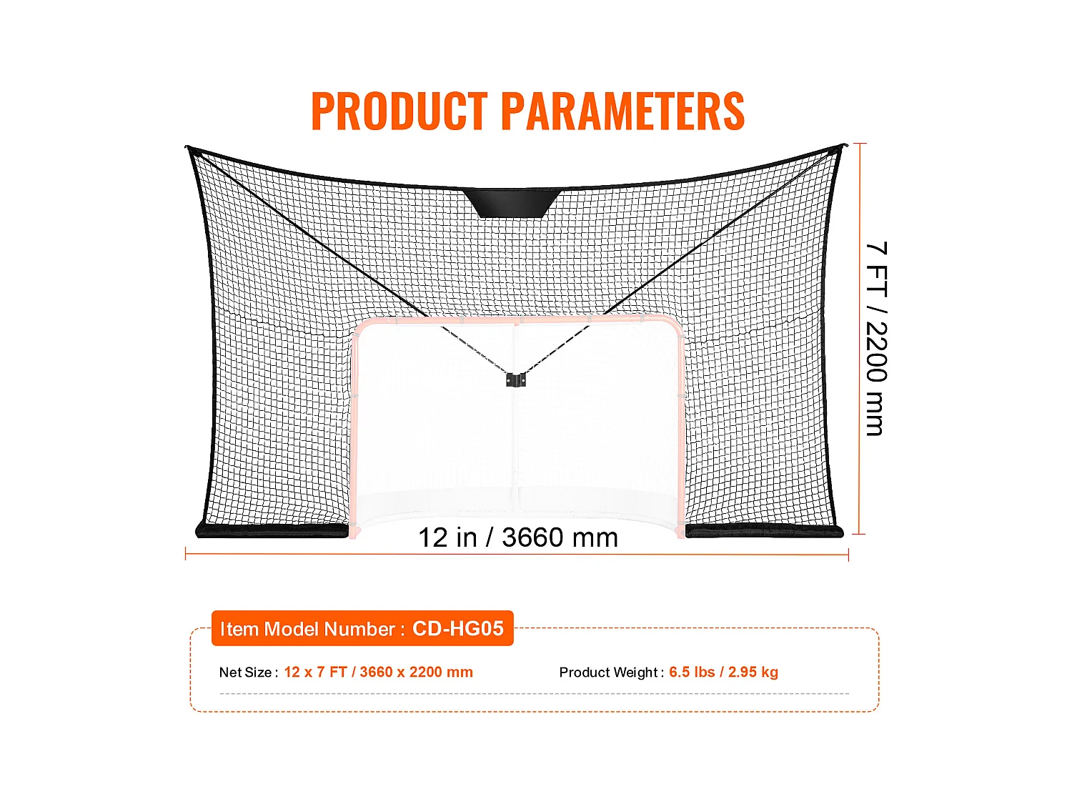 Red de Parada SucceBuy de Portería de Hockey Red de Objetivo de Deporte de Hockey Callejero al Aire Libre 30 x 18cm