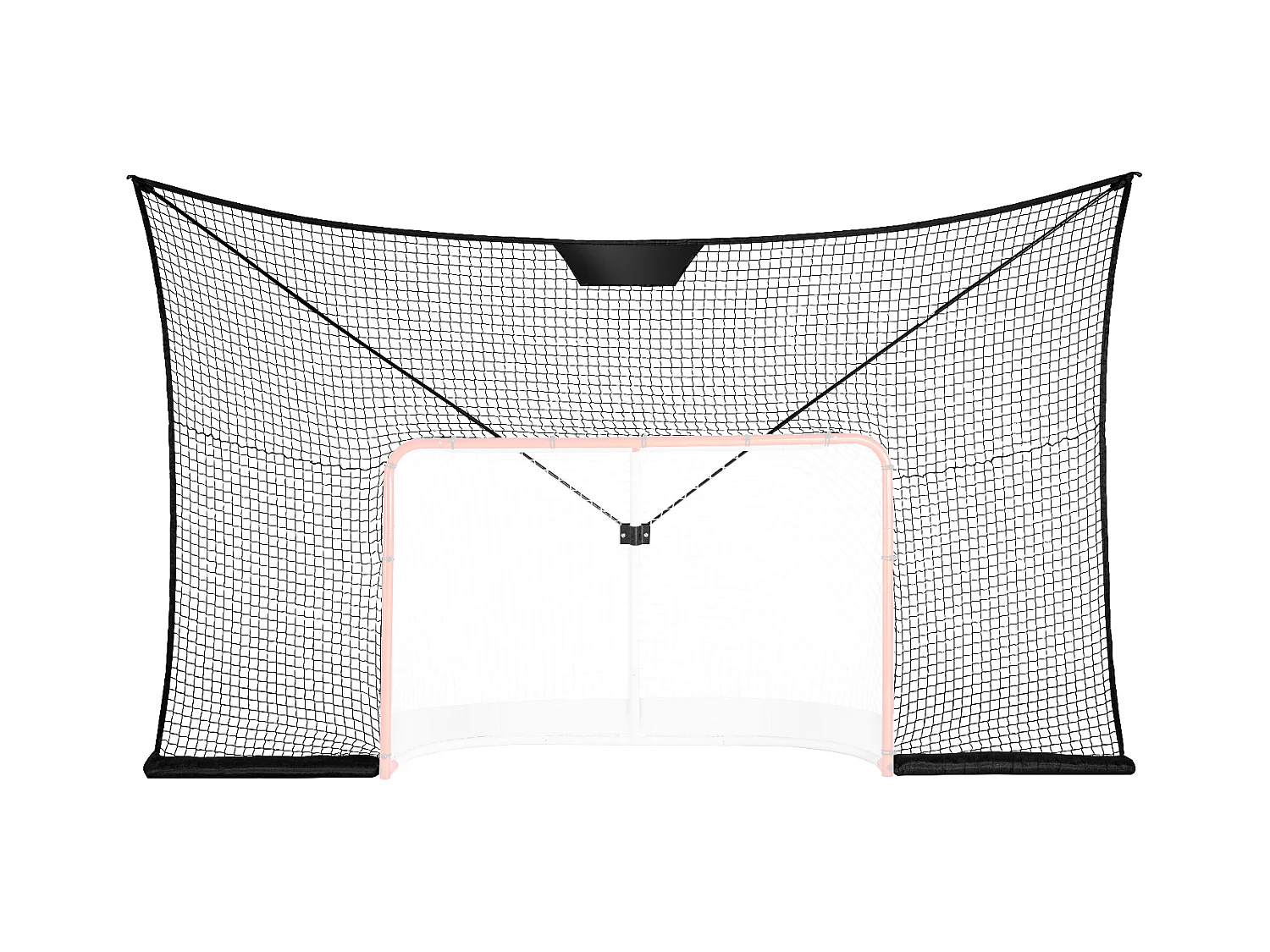 Red de Parada SucceBuy de Portería de Hockey Red de Objetivo de Deporte de Hockey Callejero al Aire Libre 30 x 18cm