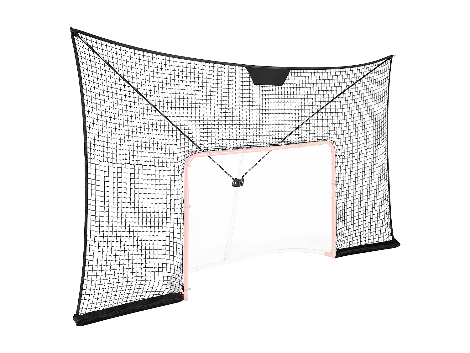 Filet de Butée SucceBuy de But de Hockey Filet de Cible de Sport de Hockey de Rue en Plein Air 30 x 18cm