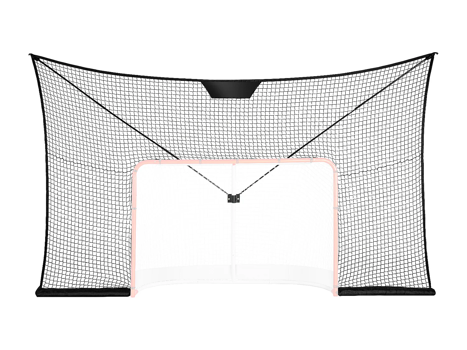 Filet de Butée SucceBuy de But de Hockey Filet de Cible de Sport de Hockey de Rue en Plein Air 30 x 18cm