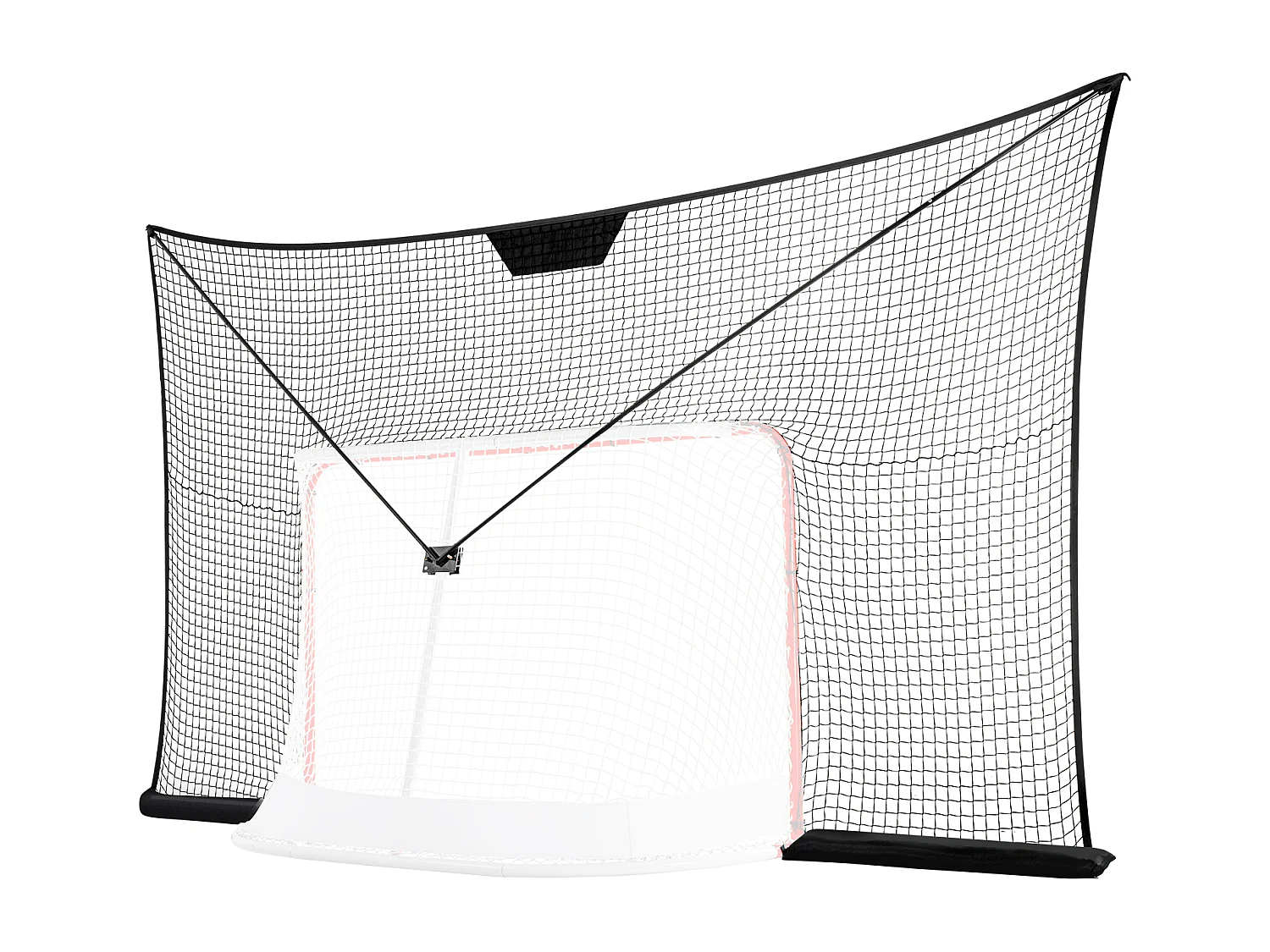 Filet de Butée SucceBuy de But de Hockey Filet de Cible de Sport de Hockey de Rue en Plein Air 30 x 18cm