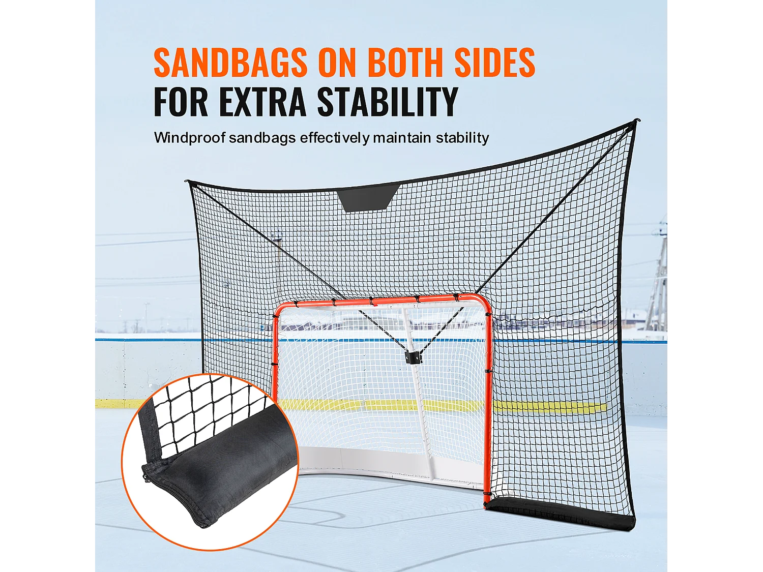 Stopnet SucceBuy van Hockeydoel Net van Sportdoel van Straathockey Buiten 30 x 18cm