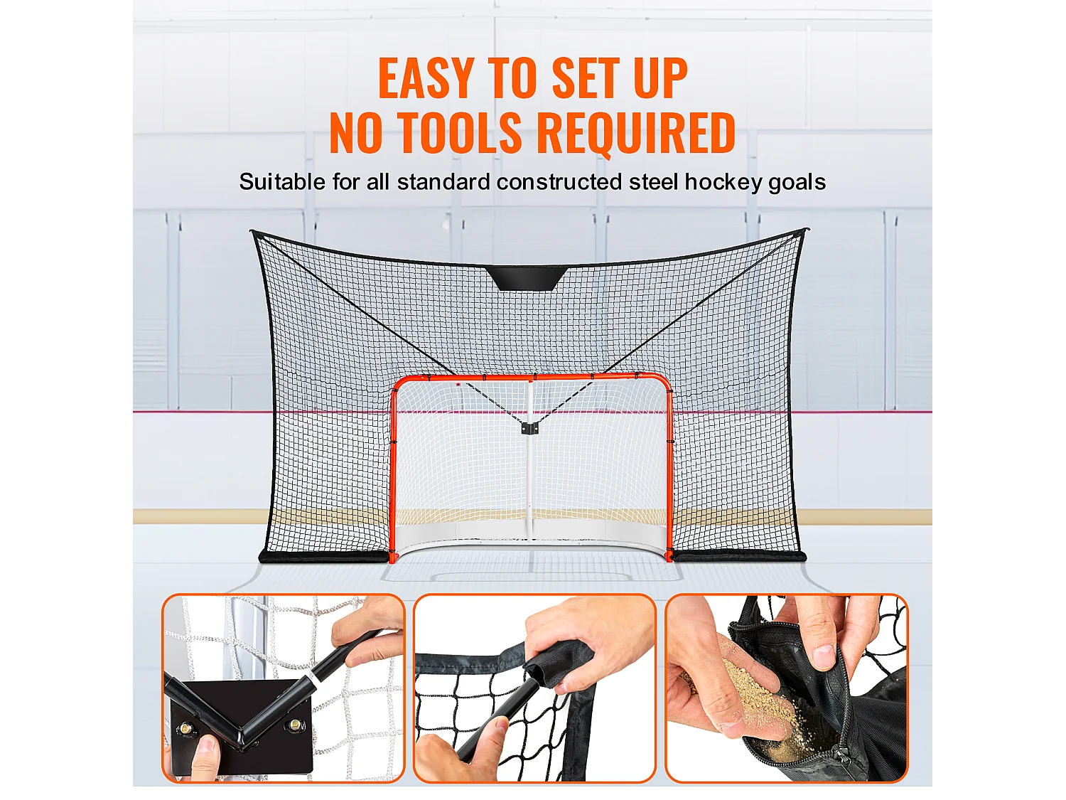 Stopnet SucceBuy van Hockeydoel Net van Sportdoel van Straathockey Buiten 30 x 18cm