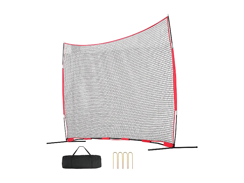 Schutznetz SucceBuy, 41 x 25 cm, Tragbares Trainingsgerät mit Tragetasche, Schutzschild für Baseball, Softball, Fußball