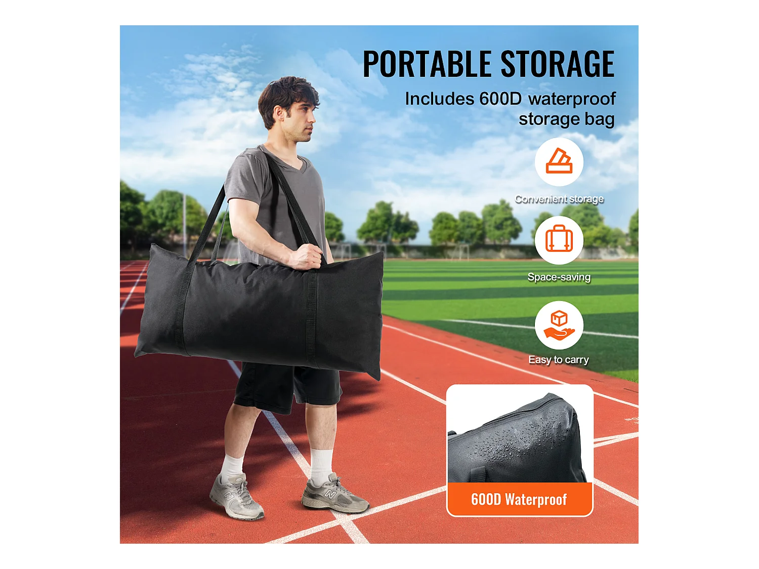 Filet de Protection SucceBuy, 41 x 25 cm, Équipement d'Entraînement Portable avec Sac de Transport, Écran de Protection pour Baseball, Softball, Football