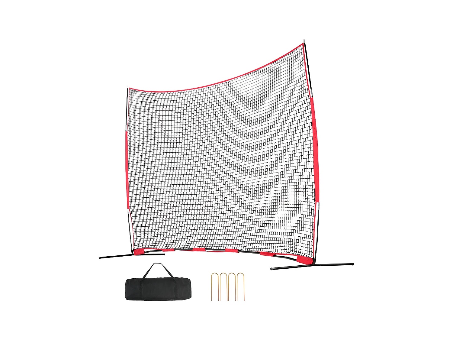 Sieć Ochronna SucceBuy, 41 x 25 cm, Przenośny Sprzęt Treningowy z Torbą Transportową, Ekran Ochronny do Baseballu, Softballu, Piłki Nożnej