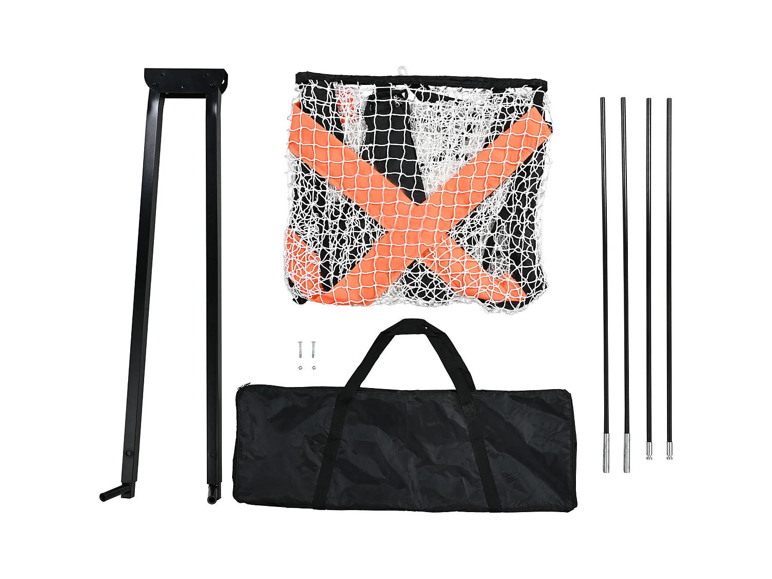 Filet de But de Crosse Sac SucceBuy 15 x 15cm per il Trasporto dell'Attrezzatura Portatile per l'Allenamento in Giardino