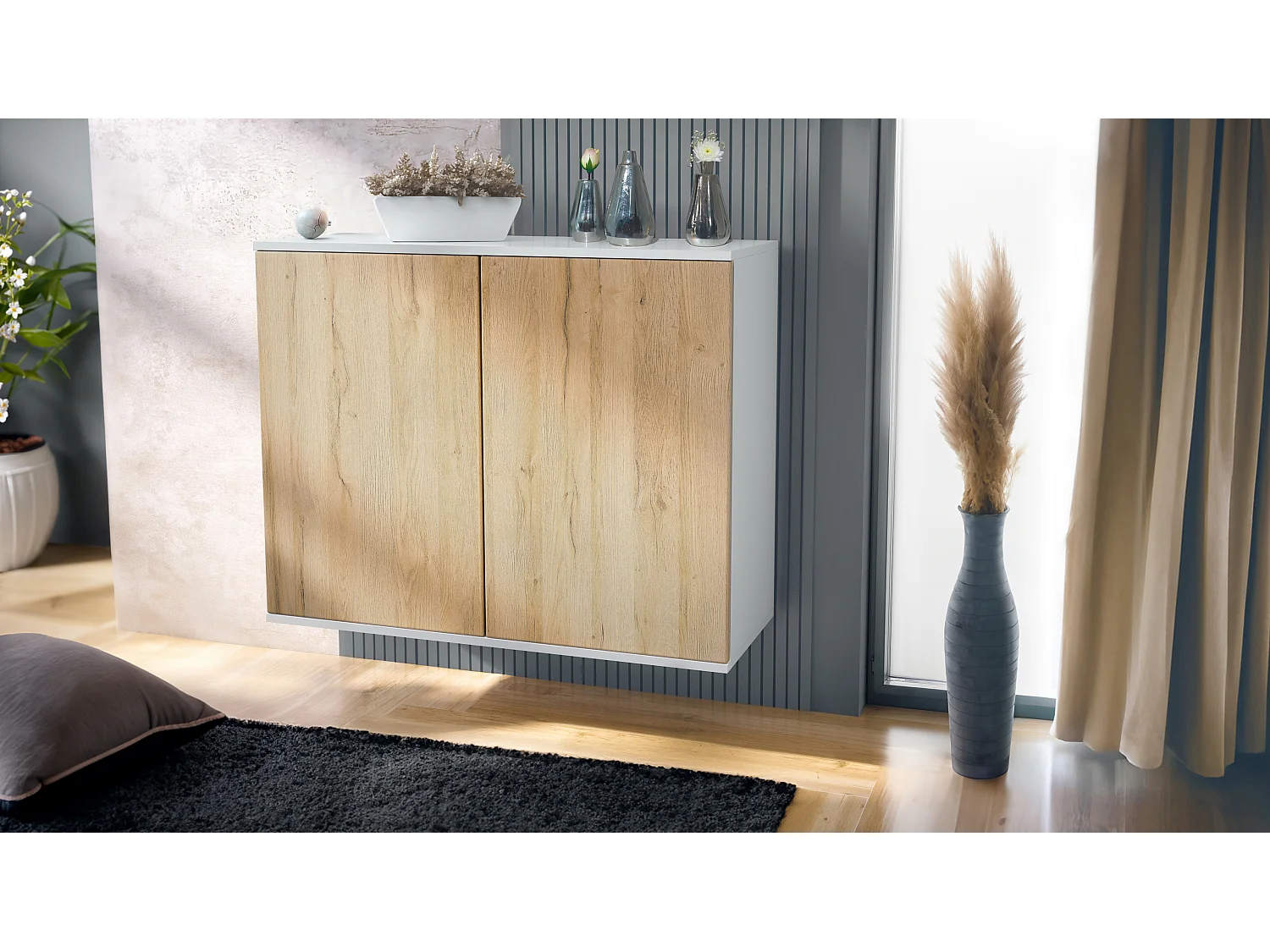 KOMMODE Skadu Eiche Natur