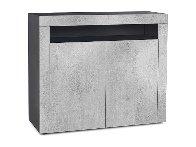 KOMMODE Valencia Beton Oxid Optik/ Beton Oxid Optik