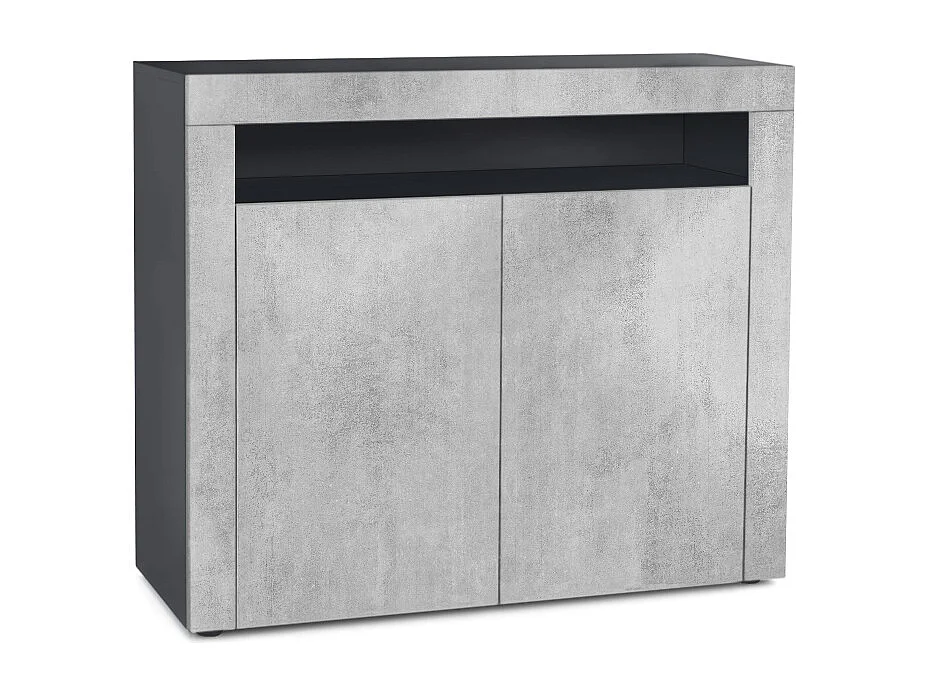 KOMMODE Valencia Beton Oxid Optik/ Beton Oxid Optik