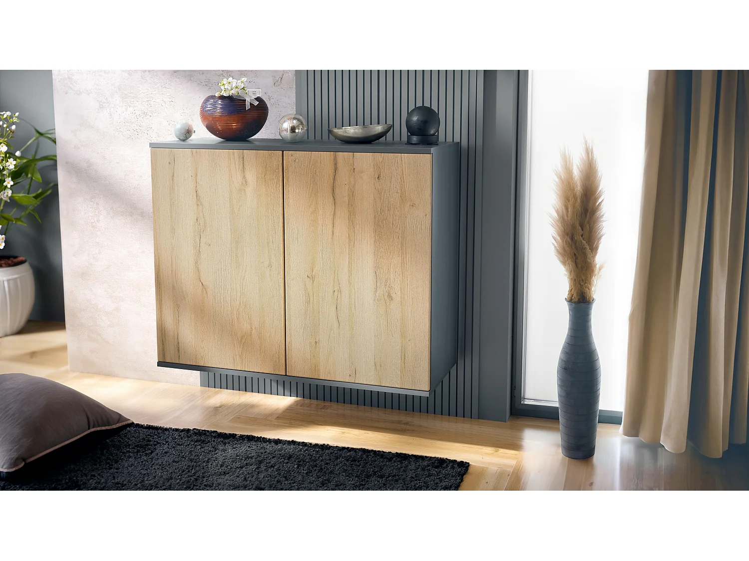 KOMMODE Skadu Eiche Natur