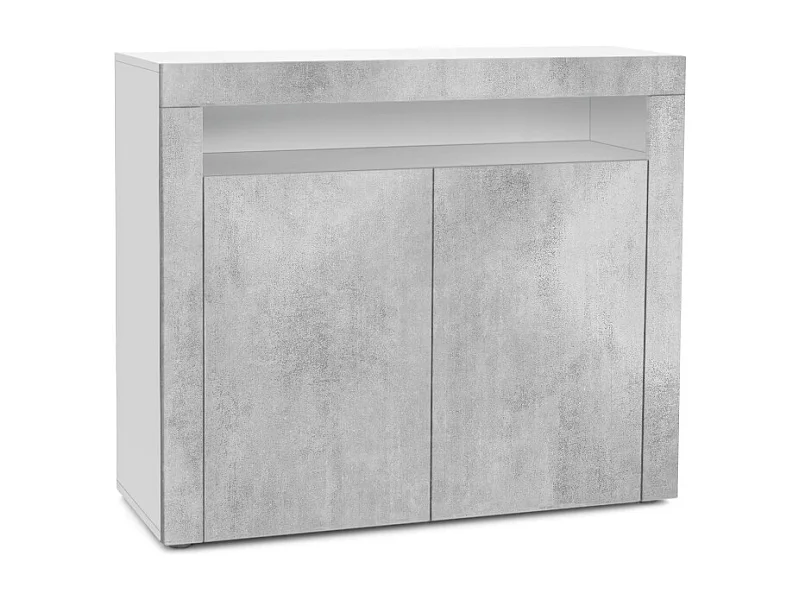 KOMMODE Valencia Beton Oxid Optik / Beton Oxid Optik